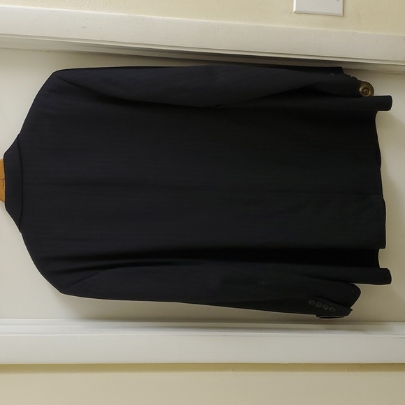 New with tags Merona Navy Stripe men's blazer size 44 regular - Picture 8 of 9